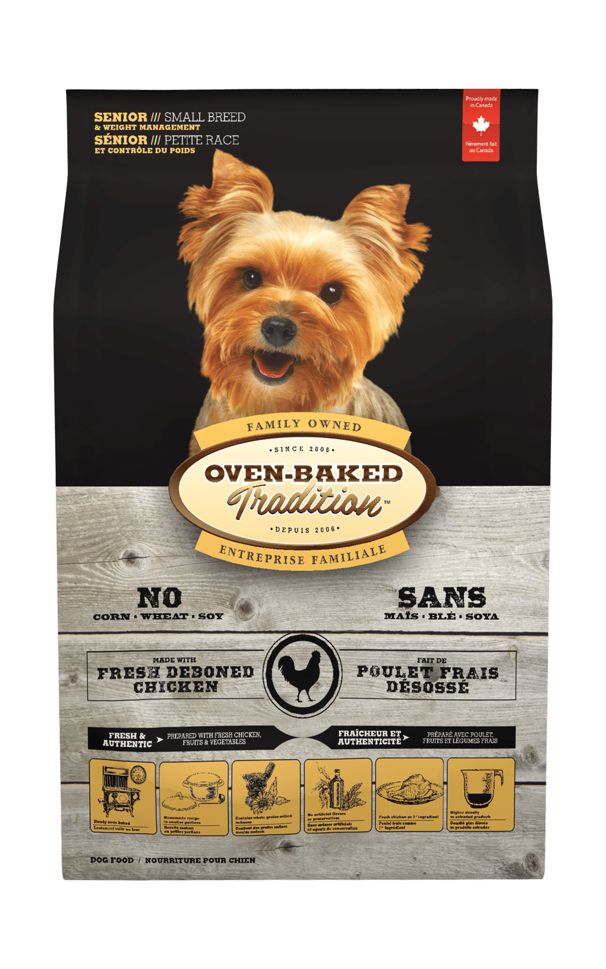 The best senior dog food for small breeds Chicken Oven Baked