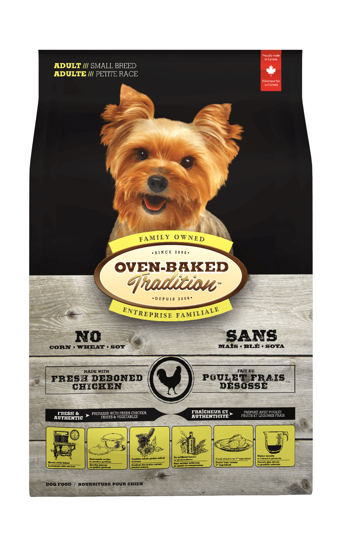 The best adult dog food for small breeds Chicken Oven Baked